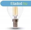 4W E14 LED filament kisgmb g termszetes fehr