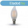 4W E14 LED filament szlfjta gyertya g meleg fehr