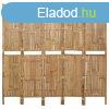 5 paneles bambusz paravn 200 x 180 cm