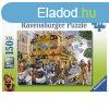 Ravensburger: Puzzle 150 db - llati iskola