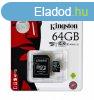 Kingston SDCS2/64GB 64GB micro SD krtya, microSDXC, Class 1