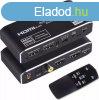 4K HDMI Switch 2 port 2 in 1 Out HDMI2.0b Switcher Audio Ext