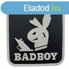 WARAGOD Tapasz 3D Bad Boy with Gun fekete 7.7x6.9cm