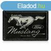 Ford Mustang lemeztbla, Ford Mustang logval, 20 x 30 cm