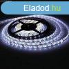 LED szalag HidegFehr kltri 3528 120LED 9,6W 6000Kelvin IP