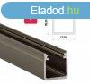 LED Alumnium Profil Magas fal [Y] Bronz 1 mter