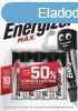 Energizer Max AA ceruza elem LR6 bl/4