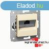 Legrand Cariva LCS2 1XRJ45 Cat.6 UTP aljzat keret nlkl bz