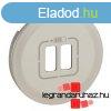 Legrand Cliane 2xUSB tltaljzat burkolat, titn, Legrand 0