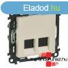 Legrand Valena Life 2xRJ45 Cat. 6 STP csatlakozaljzat elef