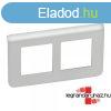 Legrand Program Mosaic 2x2 modulos keret, vzszintes, alumn