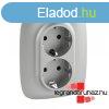 Legrand Valena Allure 2x2P+F csatlakozaljzat biztonsgi zsa