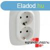 Legrand Valena Allure 2x2P+F csatlakozaljzat biztonsgi zsa