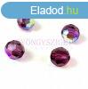 Swarovski csiszolt goly 8 mm - Amethyst AB