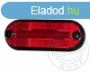 Kerekített LED helyzetjelző lámpa 12/24V PIROS