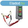 Akkumultor s genertor teszter LED kijelzvel 12V-24V CBT0
