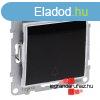Legrand Suno egyplus nyom jelzfnnyel, tltsz cmketar
