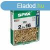 Csavaros doboz SPAX Fa csavar Lapos fej (2,5 x 16 mm) MOST 2