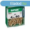 Csavaros doboz SPAX Fa csavar Lapos fej (4,5 x 40 mm) MOST 5