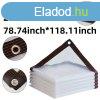 Egy darab tltsz vzll ponyva #200*300 cm / 78,74*118,11