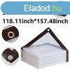 Egy darab tltsz vzll ponyva #300*400 cm / 118.11*157.4