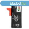 Neo Tools Akkumultor s elemteszter, 1,5-9V-ig