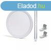 24W Sllyeszthet Kerek LED Panel Szablyozhat furat s ll
