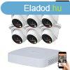 Dahua 6 dome kltri kamers IP kamerarendszer 4MP sznes j