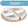 Rviditalos Szett DKD Home Decor 21,5 x 21,5 x 1 cm Piros K