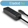 AXAGON HUE-S2C USB-C 3.1 Charging Hub Black