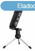 LORGAR 313 Professional Audio Condenser USB Microphone Black