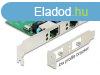 DeLock PCI Express x1 Card 2x RJ45 Gigabit LAN RTL8111