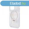 Guess Apple iPhone 15 Pro (6.1) IML Ring Stand Glitter MagSa