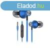 Snopy Flhallgat - SN-J19 Blue (mikrofon, 3.5mm TRRS jack, 