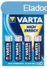 Elem AA  1,5V ALKLI CERUZA VARTA HIGH ENERGY LR6 ew02036