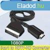 1 db 2024-es modell Scart-HDTV talakt adapter kbel