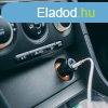 Auts szivargyjt adapter - 2 x USB aljzattal - 2,4 A - Fek