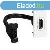 Legrand 078778 Program Mosaic fehr 1xHDMI elvezetkezett a