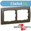 Legrand Galea Life keret kettes vzszintes, mlybronz, Legra