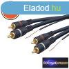 RCA kbel 2 x RCA dug - 2 x RCA dug 1,0 m 