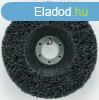 Tisztttrcsa fekete nylon 125mm