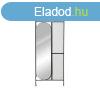 ????????? Fekete Vas Tkr 70 x 4 x 160,5 cm MOST 87011 HELY