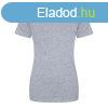 JT100F rvid ujj Ni kereknyak pl Just Ts, Heather Grey-