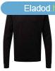 PR692 finom kts kereknyak frfi pulver Premier, Black-S