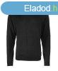 PR694 V-nyak finom kts frfi pulver Premier, Black-3XL