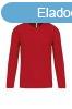 PA443 frfi hossz ujj kereknyak sportpl Proact, Red-XL