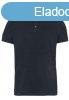 Frfi gallros rvid ujj jersey pl, Kariban KA262, Navy-3