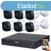 Dahua 5 Megapixel 6 cskamers rendszer 30 mter lttvols