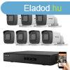Hikvision 7 biztonsgi kamers IP kamera rendszer 2MP Full H
