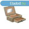 kszeres doboz Home ESPRIT Fehr Pezsg Fa Alumnium 17,5 x 
